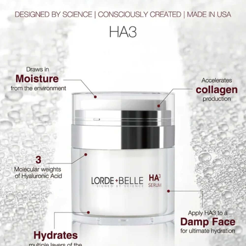 Lorde + Belle HA3 Serum Full Size NIB - Picture 4 of 4